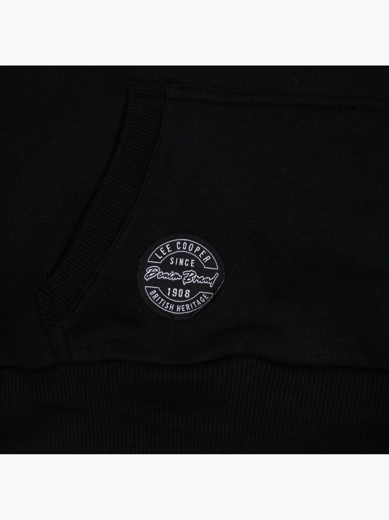 Lee Cooper - Sweat à capuche avec poche et pantalon de jogging Noir - Kiabi