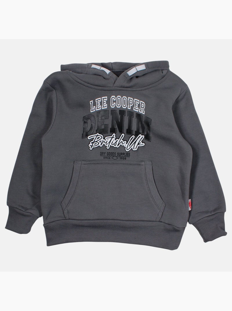 Lee Cooper - Sweat à capuche et pantalon de jogging avec imprimé Gris - Kiabi