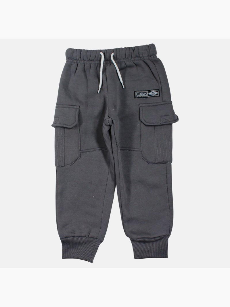 Lee Cooper - Sweat à capuche et pantalon de jogging avec imprimé Gris - Kiabi
