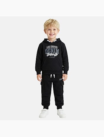 Lee Cooper - Sweat à capuche et pantalon de jogging avec imprimé