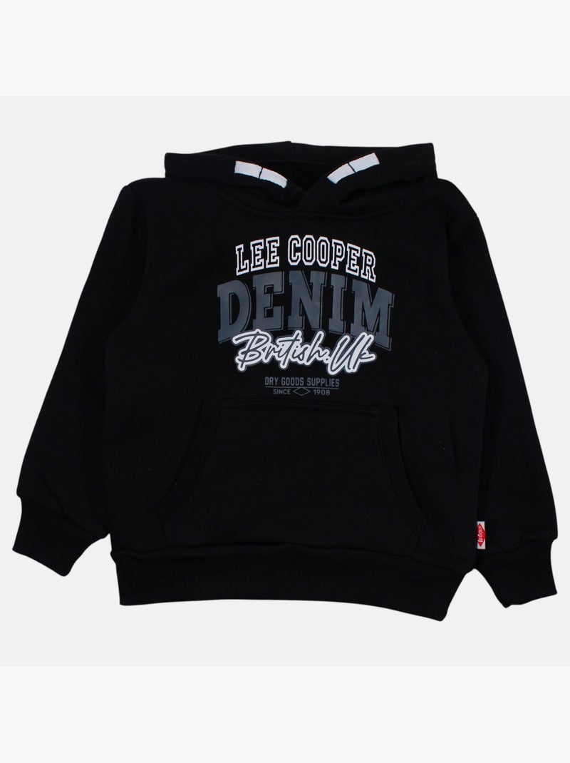 Lee Cooper - Sweat à capuche et pantalon de jogging avec imprimé Noir - Kiabi