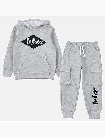 Lee Cooper - Sweat à capuche et pantalon de jogging avec poches