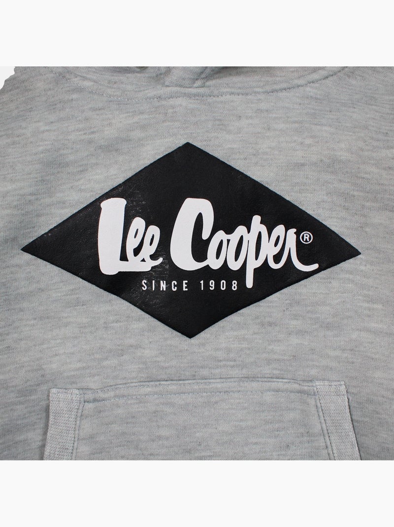 Lee Cooper - Sweat à capuche et pantalon de jogging avec poches Gris - Kiabi