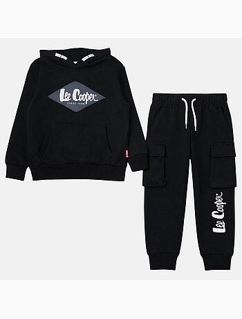 Lee Cooper - Sweat à capuche et pantalon de jogging avec poches
