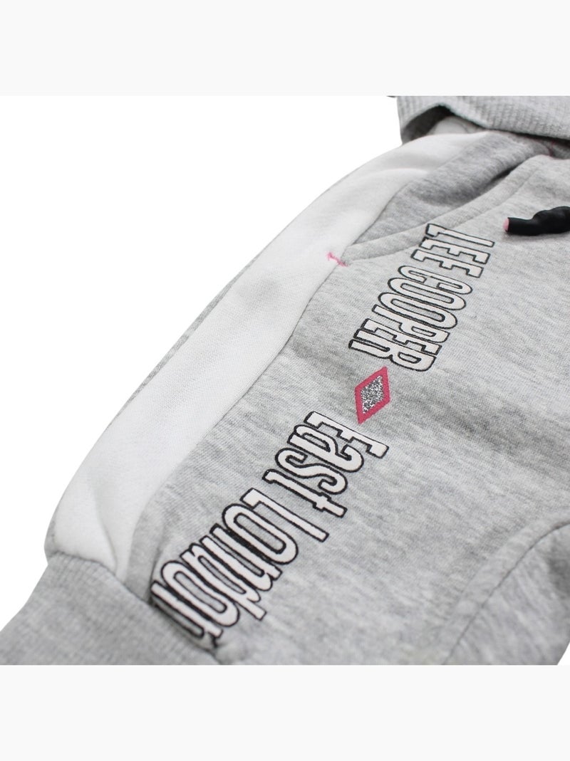 Lee Cooper - Sweat à capuche et pantalon de jogging Gris - Kiabi