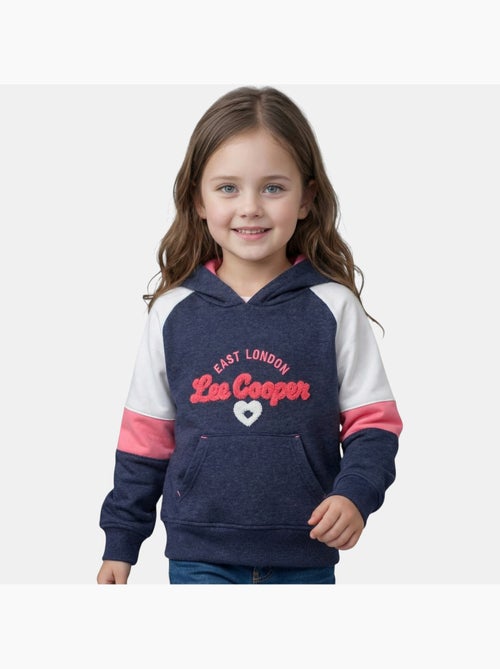 Lee Cooper - Sweat à capuche fille imprimé - Kiabi