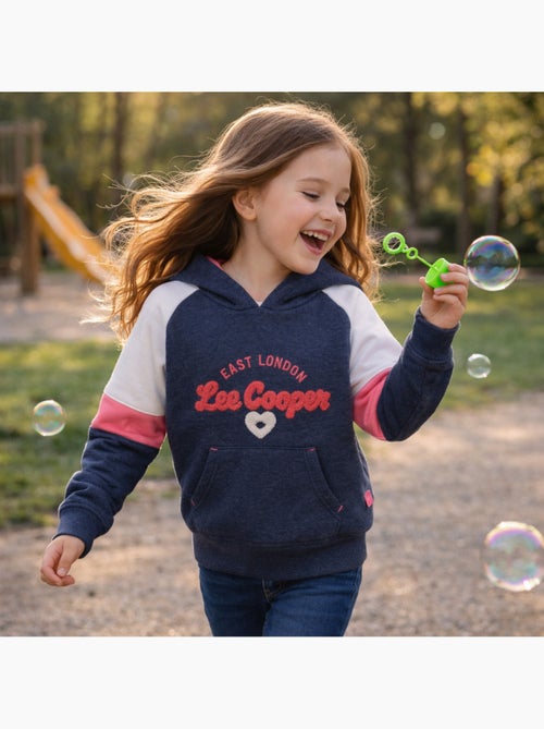 Lee Cooper - Sweat à capuche fille imprimé - Kiabi