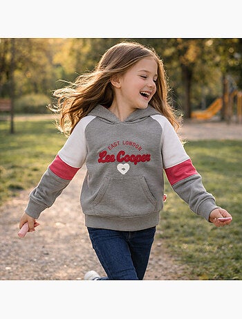 Lee Cooper - Sweat à capuche fille imprimé
