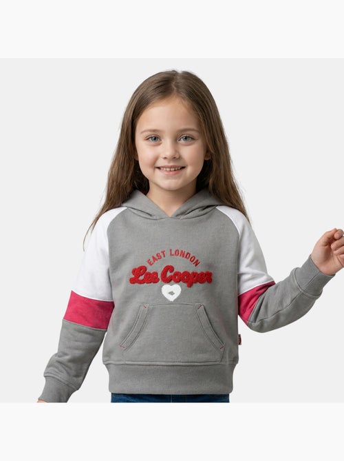 Lee Cooper - Sweat à capuche fille imprimé - Kiabi