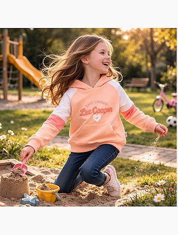 Lee Cooper - Sweat à capuche fille imprimé