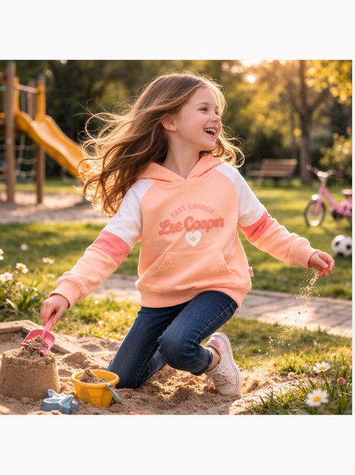 Lee Cooper - Sweat à capuche fille imprimé - Kiabi