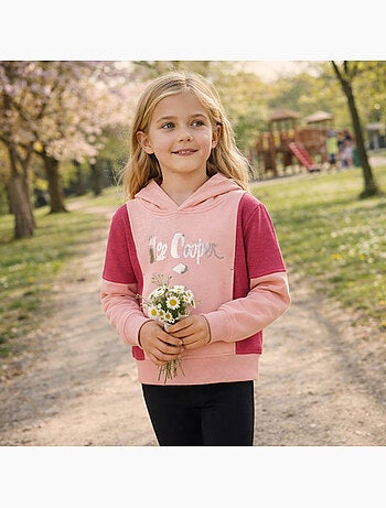 Lee Cooper - Sweat à capuche fille imprimé