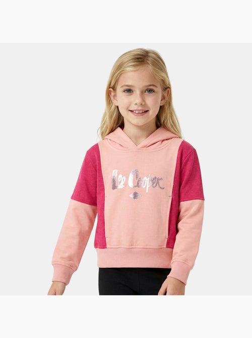 Lee Cooper - Sweat à capuche fille imprimé - Kiabi