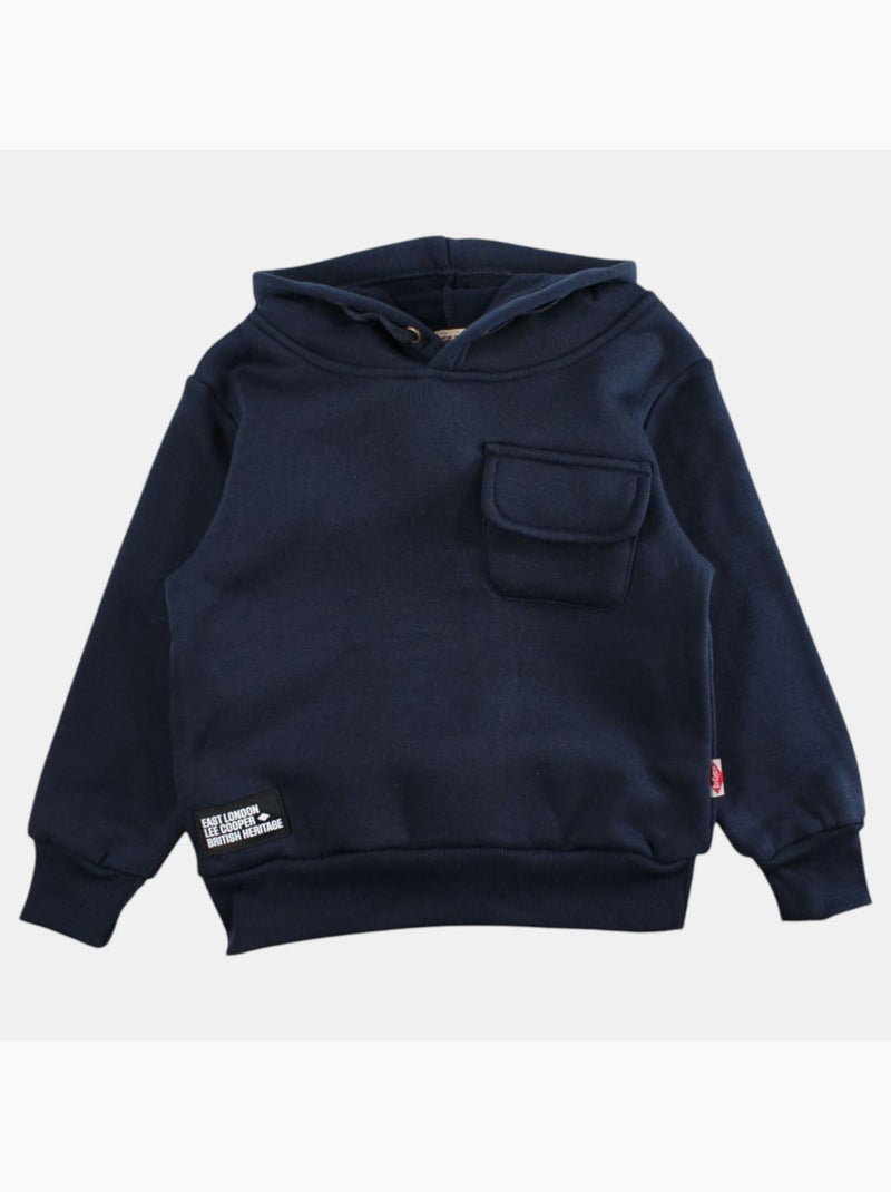 Lee Cooper - Sweat à capuche garçon imprimé Bleu marine - Kiabi