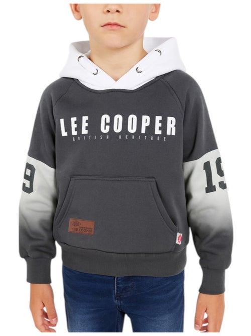 Lee Cooper - Sweat à capuche garçon imprimé - Kiabi