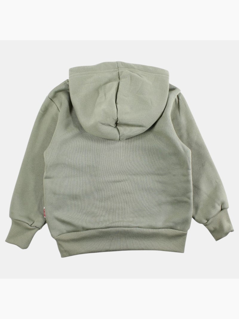 Lee Cooper - Sweat à capuche garçon imprimé Kaki - Kiabi