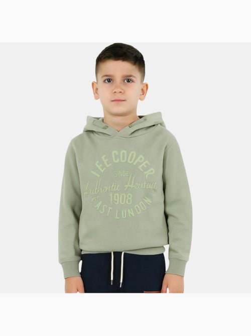Lee Cooper - Sweat à capuche garçon imprimé - Kiabi