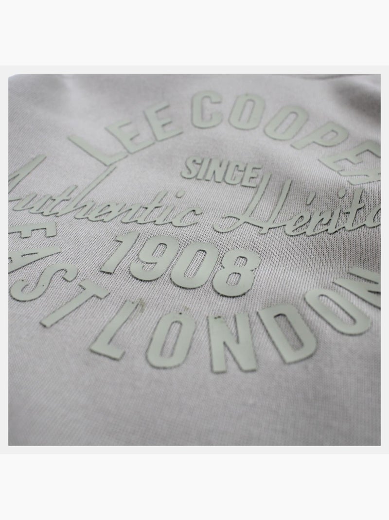 Lee Cooper - Sweat à capuche garçon imprimé Vert - Kiabi