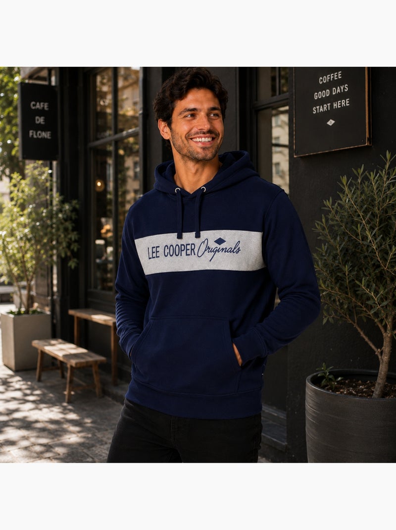 Lee cooper - sweat à capuche homme Bleu marine - Kiabi