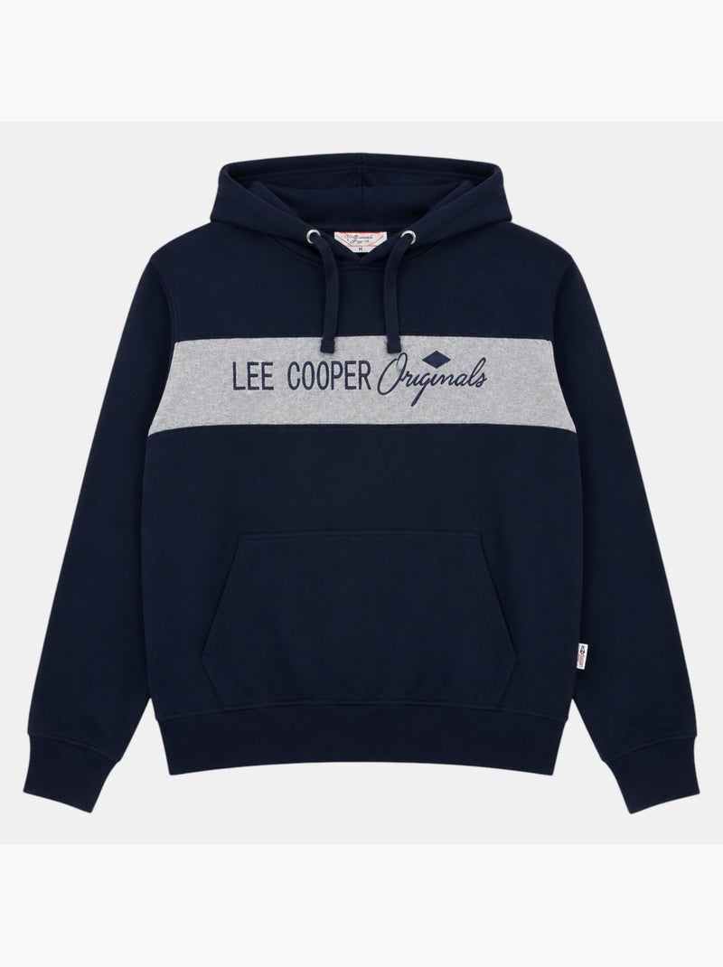 Lee cooper - sweat à capuche homme Bleu marine - Kiabi