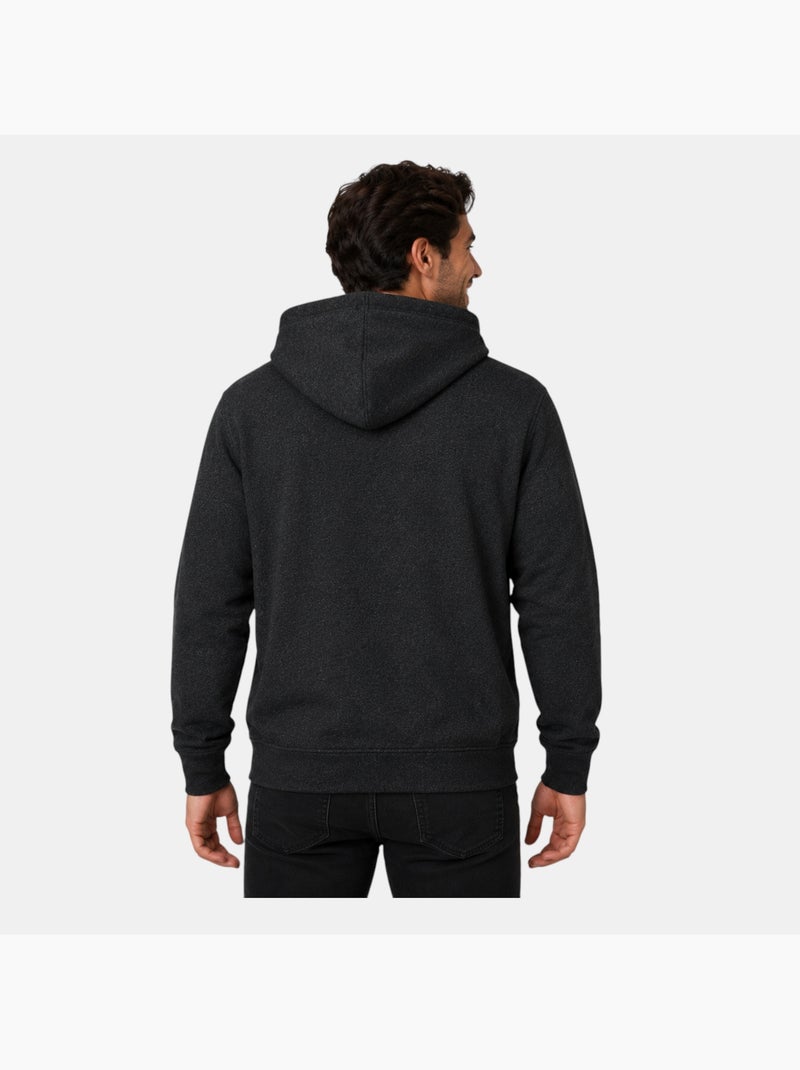 Lee cooper - sweat à capuche homme gris anthracite - Kiabi