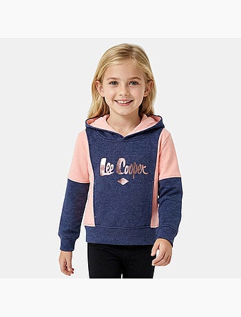 Lee cooper - sweat à capuche imprimé, coupe décontractée et manches longues