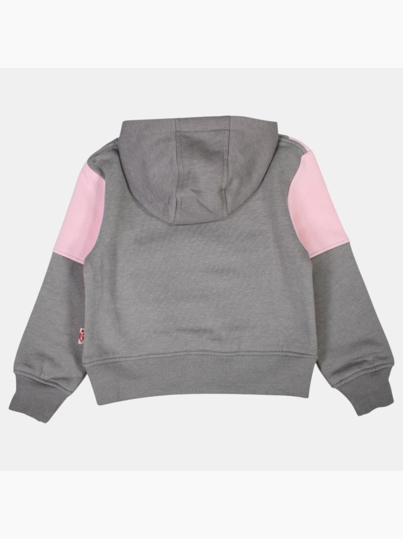 Lee cooper - sweat à capuche imprimé, coupe décontractée et manches longues Gris - Kiabi