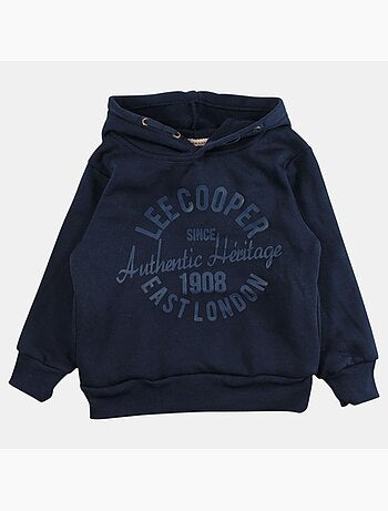 Lee cooper - sweat à capuche imprimé, manches longues