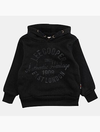 Lee cooper - sweat à capuche imprimé, manches longues