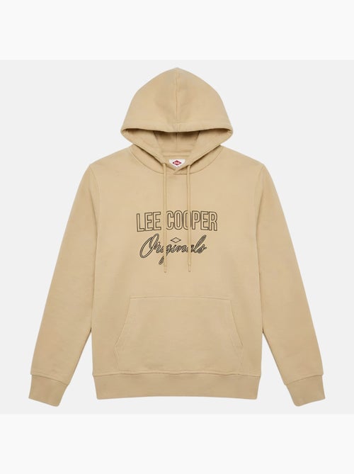 Lee cooper - sweat à capuche imprimé, manches longues, poche kangourou et finitions bord-côte - Kiabi Lee cooper - sweat à capuche imprimé, manches longues, poche kangourou et finitions bord-côte - Kiabi