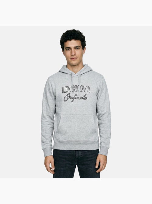 Lee cooper - sweat à capuche imprimé, manches longues, poche kangourou et finitions bord-côte - Kiabi Lee cooper - sweat à capuche imprimé, manches longues, poche kangourou et finitions bord-côte - Kiabi