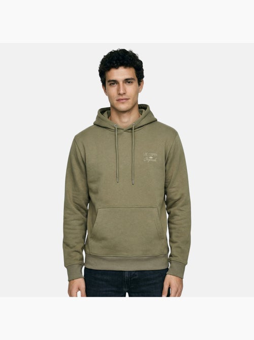 Lee cooper - sweat à capuche imprimé, manches longues, poche kangourou et finitions bord-côte - Kiabi Lee cooper - sweat à capuche imprimé, manches longues, poche kangourou et finitions bord-côte - Kiabi