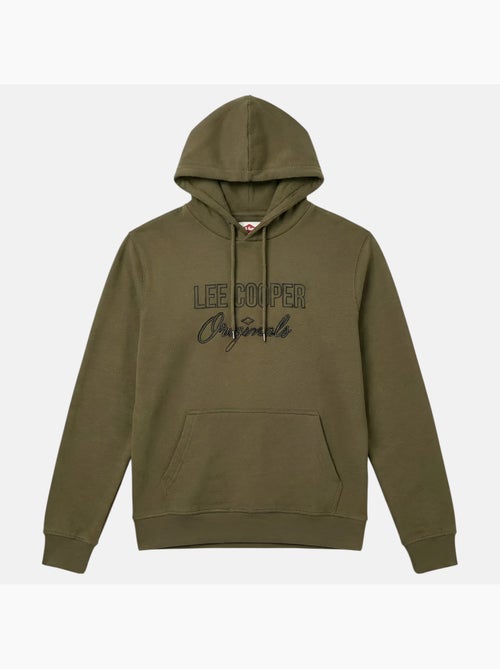 Lee cooper - sweat à capuche imprimé, manches longues, poche kangourou et finitions bord-côte - Kiabi Lee cooper - sweat à capuche imprimé, manches longues, poche kangourou et finitions bord-côte - Kiabi