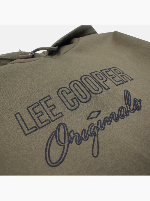 Lee cooper - sweat à capuche imprimé, manches longues, poche kangourou et finitions bord-côte - Kiabi Lee cooper - sweat à capuche imprimé, manches longues, poche kangourou et finitions bord-côte - Kiabi
