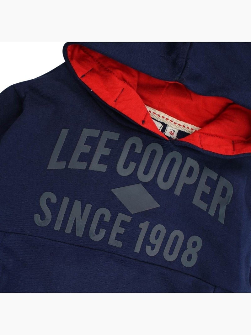 Lee Cooper - Sweat capuche Lee Cooper Bleu marine - Kiabi