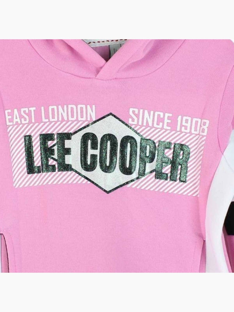 Lee Cooper - Sweat capuche Lee Cooper Rose - Kiabi