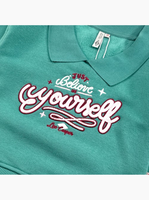 Lee cooper - sweat col rond imprimé, détails brodés - Kiabi Lee cooper - sweat col rond imprimé, détails brodés - Kiabi