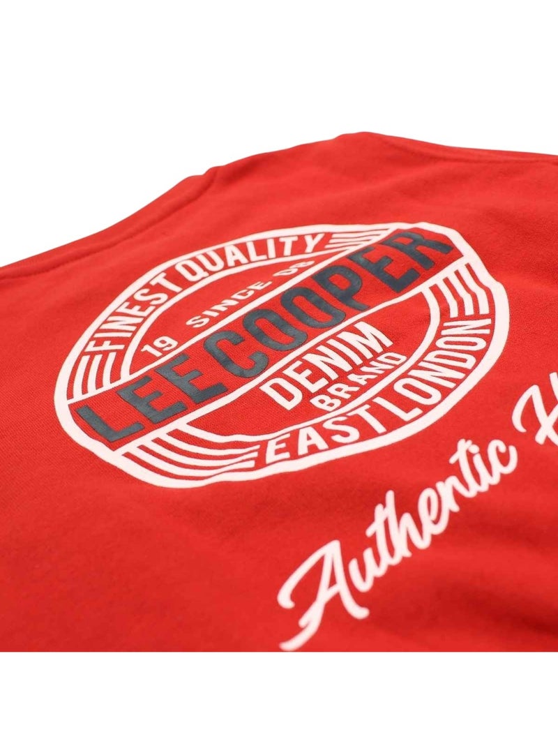 Lee Cooper - Sweat enfant imprimé Rouge - Kiabi