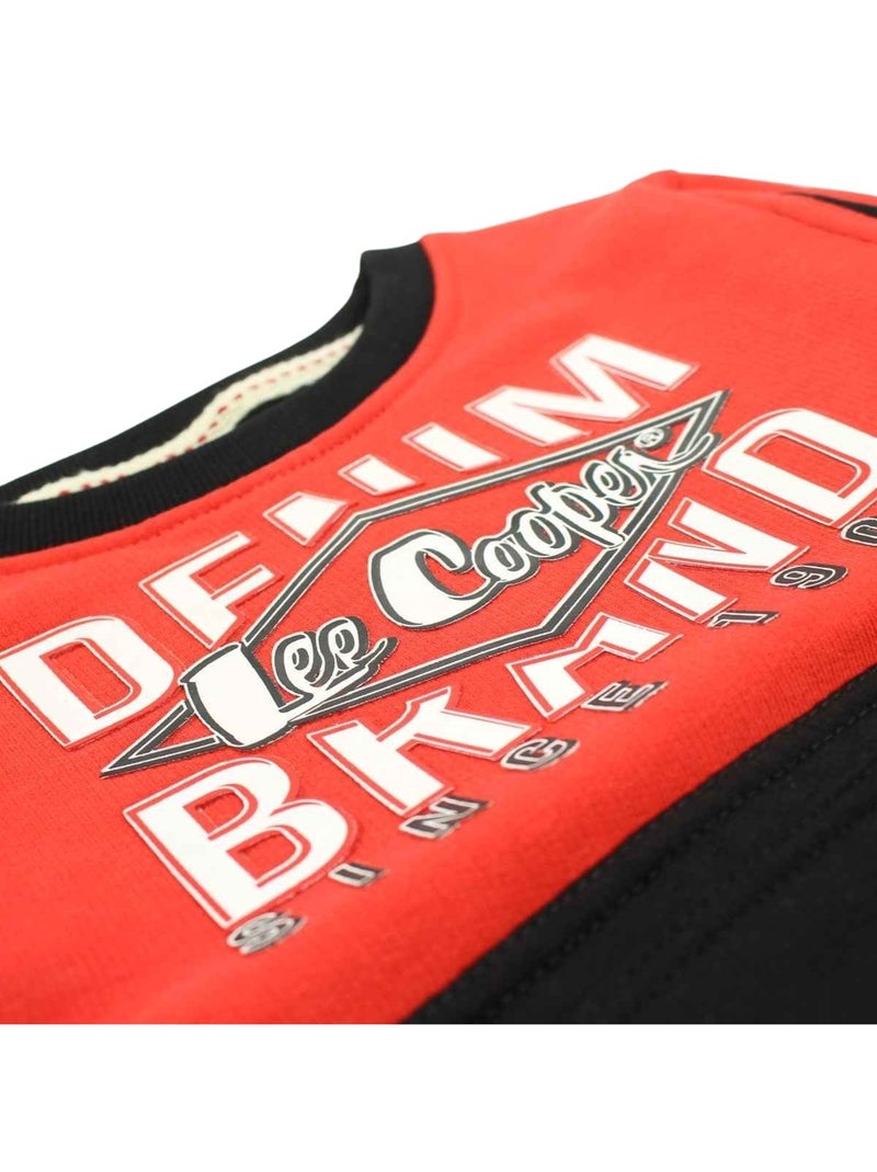 Lee Cooper - Sweat enfant imprimé Rouge - Kiabi