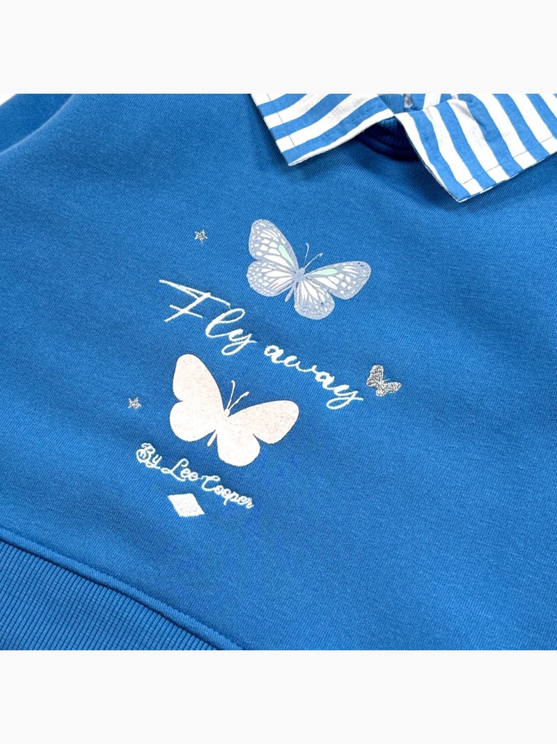 Lee Cooper - Sweat fille Lee Cooper Bleu - Kiabi