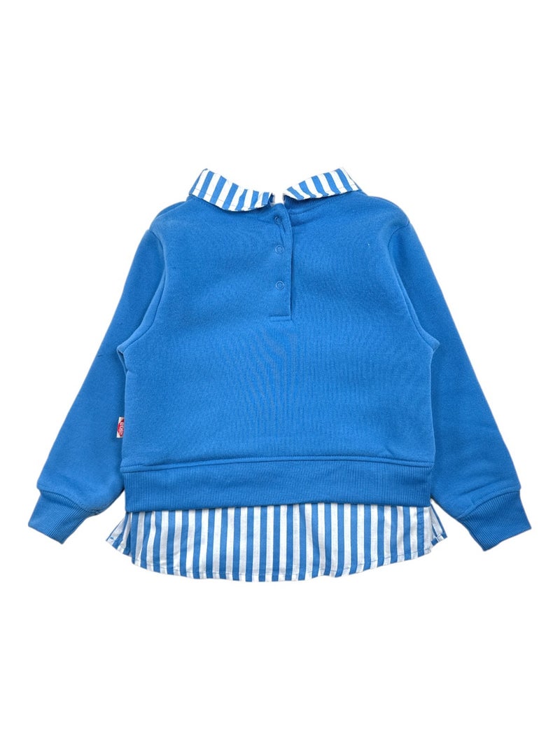 Lee Cooper - Sweat fille Lee Cooper Bleu - Kiabi