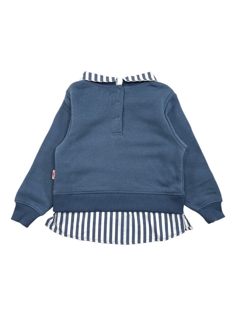 Lee Cooper - Sweat fille Lee Cooper Bleu marine - Kiabi