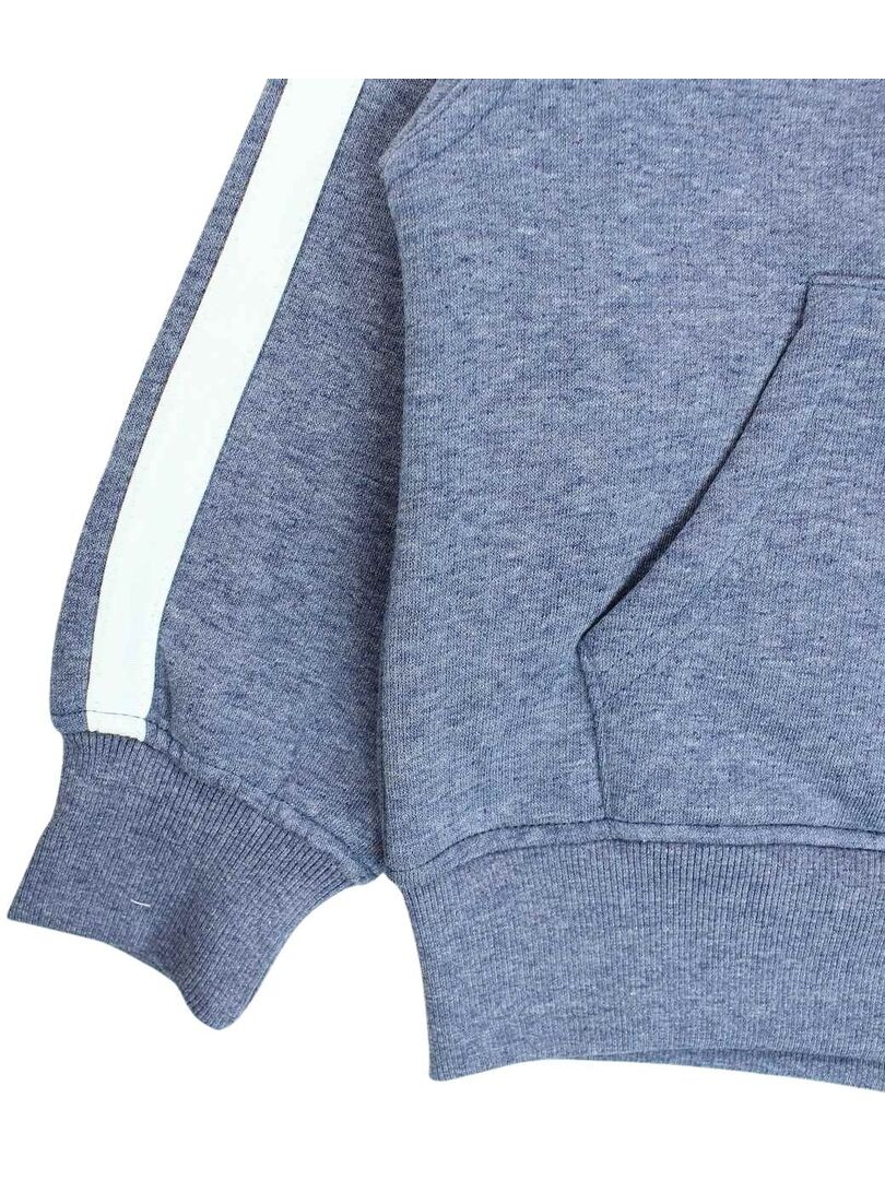 Sweat à Capuche Garçon Lee Cooper Bleu Taille M - Polyester Et Coton - Très Bon état
