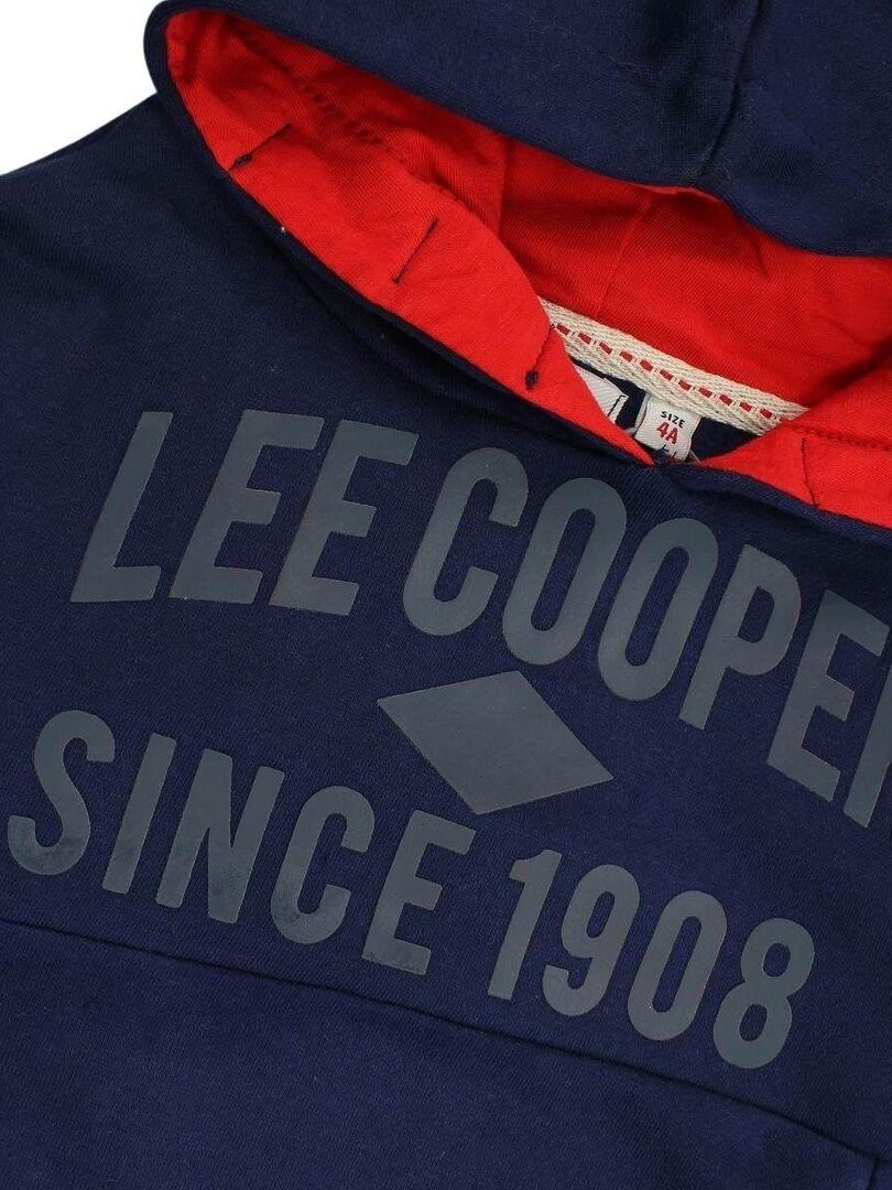 Lee Cooper - Sweat fille imprimé logo - Bleu marine - Kiabi - 18.68€