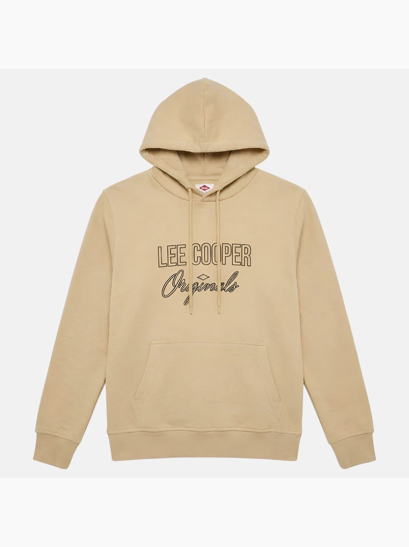 Lee Cooper - Sweat homme à capuche Beige - Kiabi