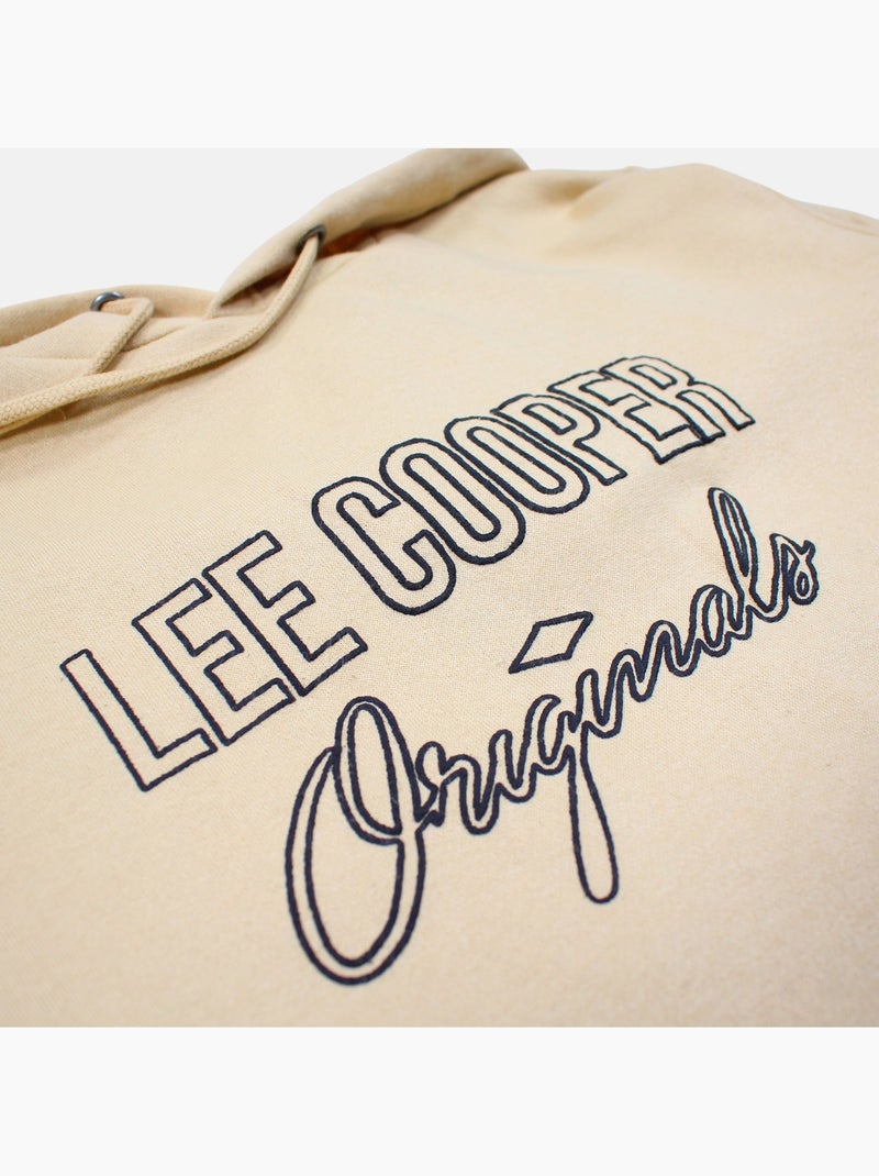 Lee Cooper - Sweat homme à capuche Beige - Kiabi
