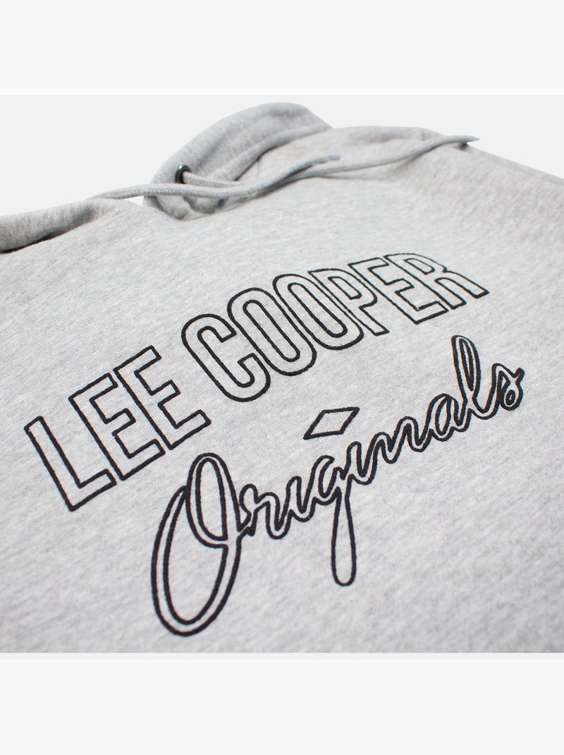 Lee Cooper - Sweat homme à capuche Gris - Kiabi