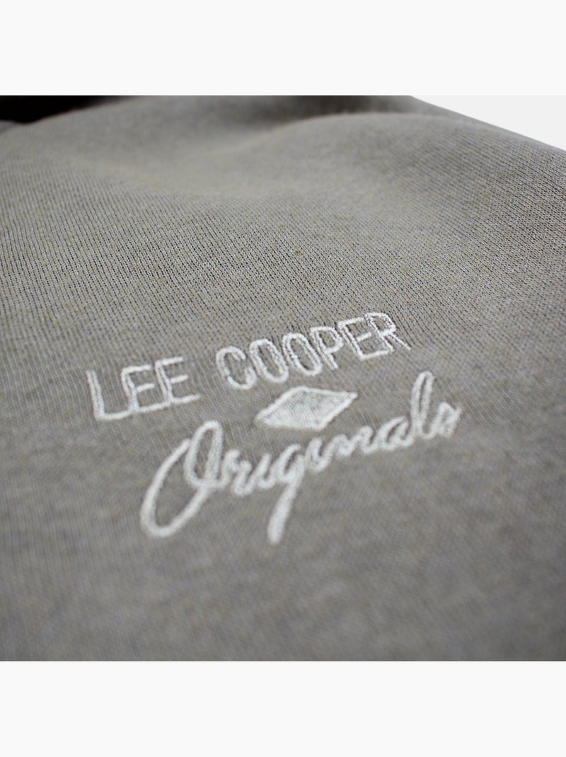 Lee Cooper - Sweat homme à capuche Kaki - Kiabi