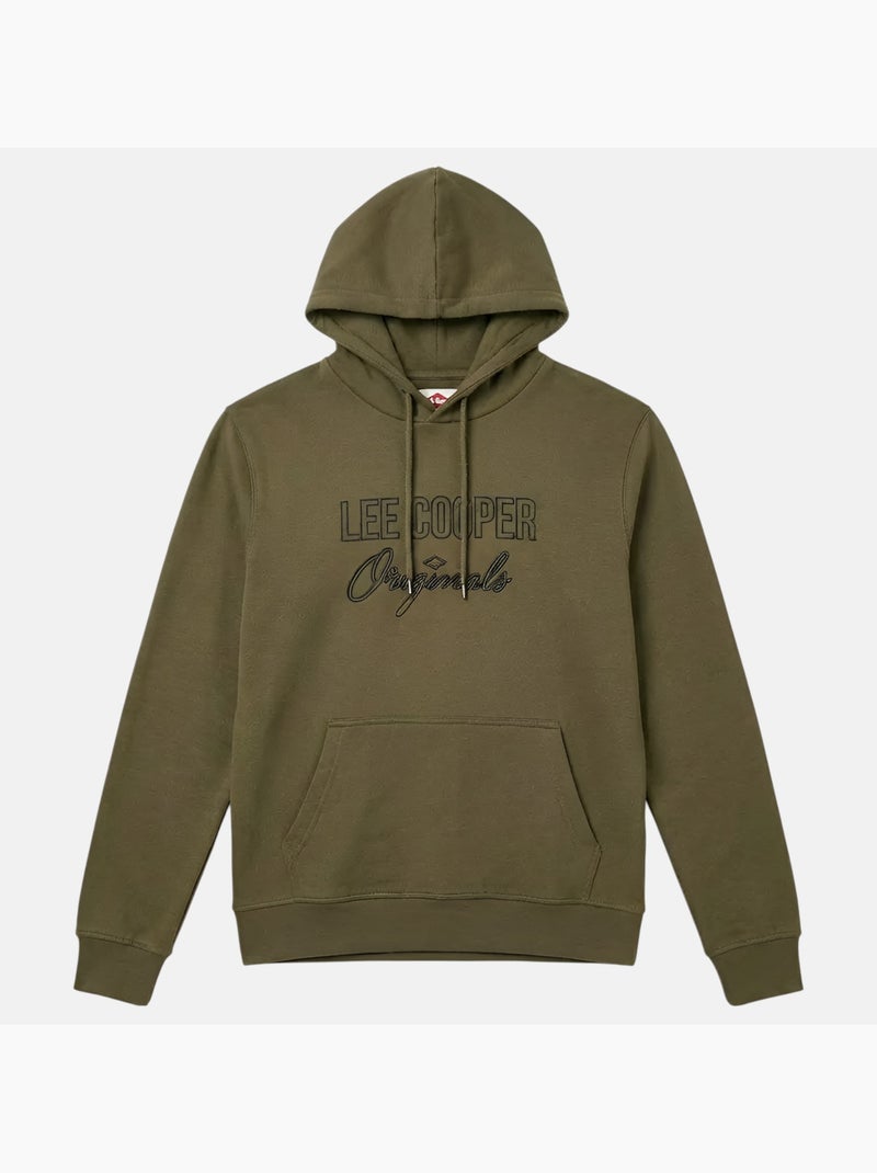 Lee Cooper - Sweat homme à capuche Kaki - Kiabi
