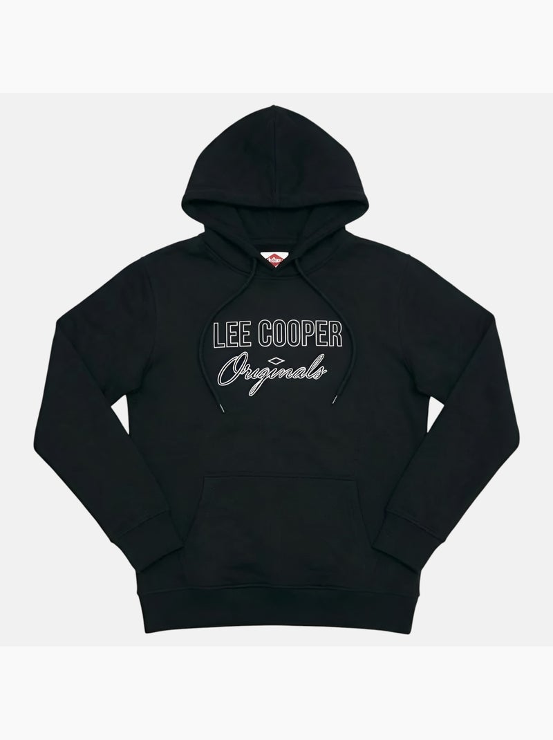Lee Cooper - Sweat homme à capuche Noir - Kiabi